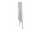 Witte opklaptafel: simpel en modern design.