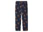 Pantalon de pyjama bleu avec imprimé rennes