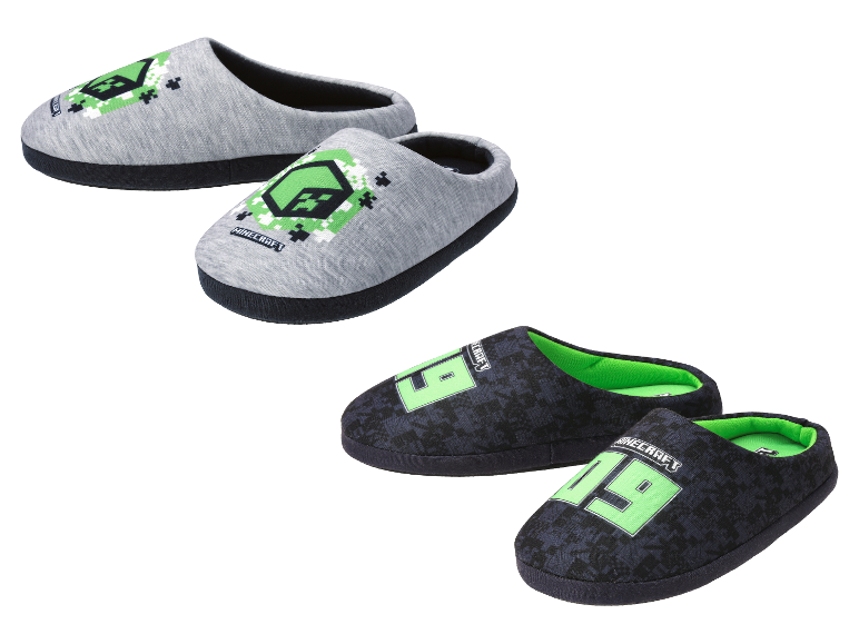 Pantoufles Minecraft pour enfants
