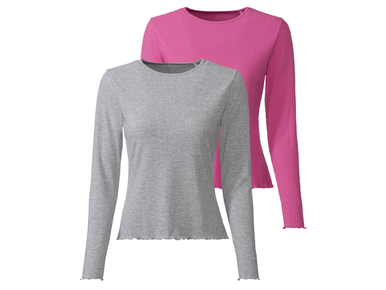 Ga naar volledige schermweergave: esmara® Set van 2 shirts met lange mouwen - afbeelding 12