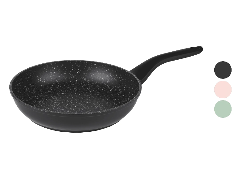 Poêle à Frire 28 Cm Vert Pastel - Fonte D'Aluminium, Revêtement Sans PTFE/PFOA, Manche Bakélite - Compatible Tous Feux Dont Induction - 2