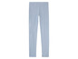 Lichtblauwe leggings voor dames.