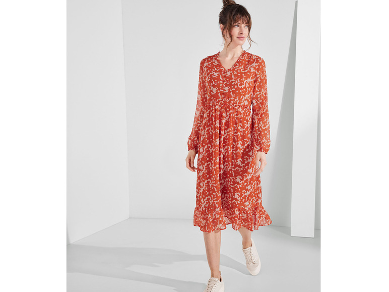Aller en mode plein écran esmara® Robe midi à volants froncés - Photo 9