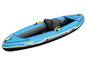 Un kayak gonflable Crivit avec des sièges.