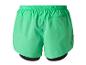 Crivit sport shorts, lichtgroen, dubbele laag.