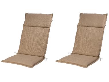 Lot de 2 coussins pour chaise de jardin, 120 x 50 cm LIVARNO home