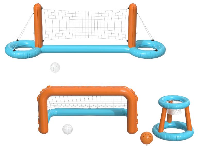Large Beach Pvc Inflatable Volleyball Is Volleyball Played Court to Latin Music
