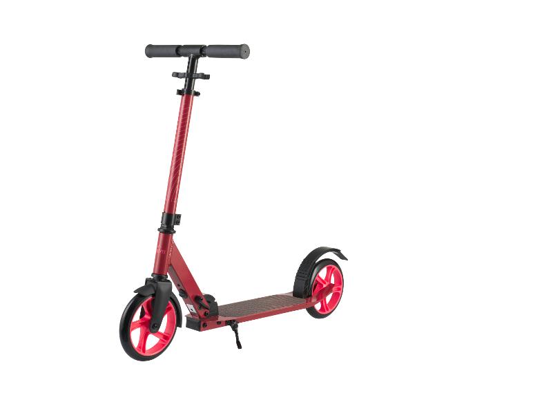 Trottinette rouge Gravit avec guidon et roues