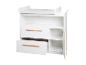 Witte commode met lades en kast
