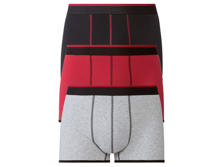 Aller en mode plein écran LIVERGY® Set de 3 boxers en un mélange de coton - Photo 4