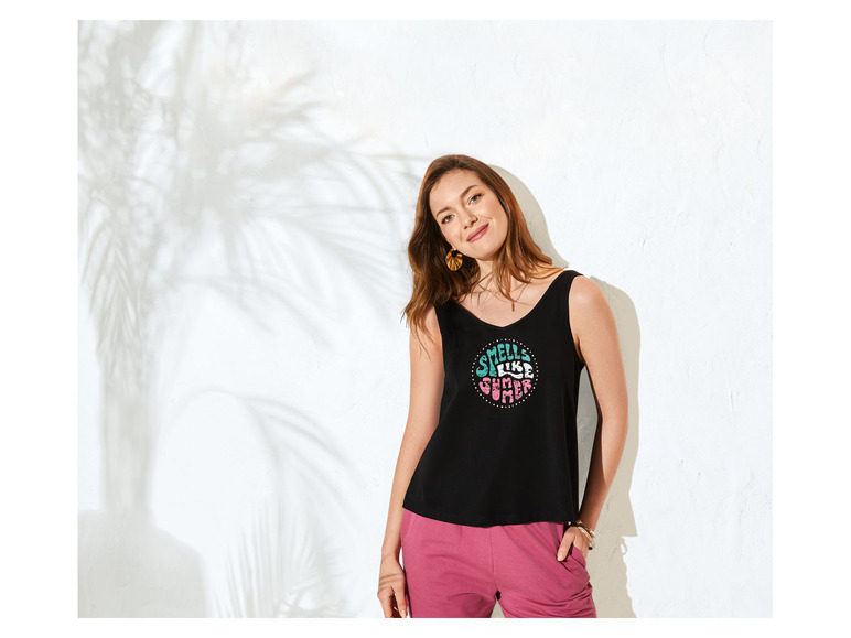 Aller en mode plein écran esmara® Top pour femme, avec imprimé tendance - Photo 3