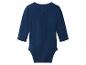 Donkerblauwe romper met lange mouwen voor baby's