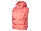 Gilet matelassé rose à capuche de la marque Explorer.