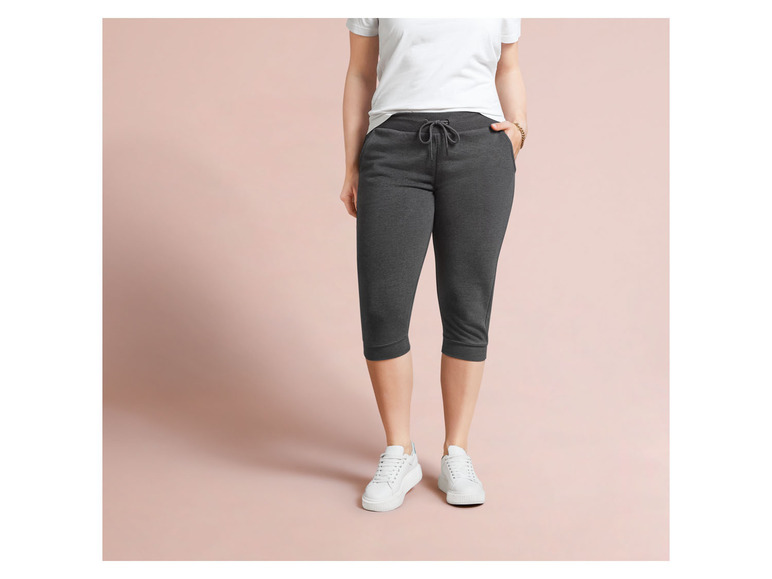 Ga naar volledige schermweergave: esmara® Losse capri broek van een katoenmix - afbeelding 9
