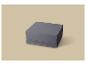 Matelas pliable gris sur fond beige
