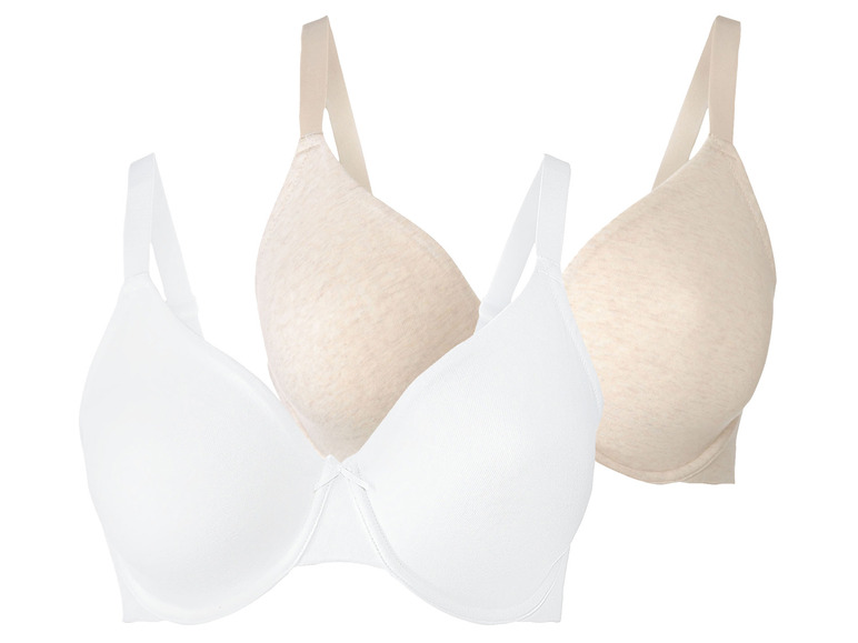 Aller en mode plein écran esmara® Set de 2 soutiens-gorge à armatures en un mélange de coton - Photo 2