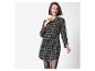 Robe chemise à carreaux avec ceinture, style décontracté chic.