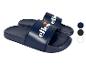 Donkerblauwe Ellesse herenslides met logo op de band.