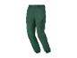 Pantalon de travail vert pour homme avec poches et taille élastique.