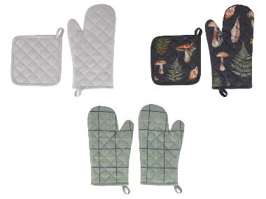 LIVARNO® Set de gants de cuisine et maniques, 2 pièces