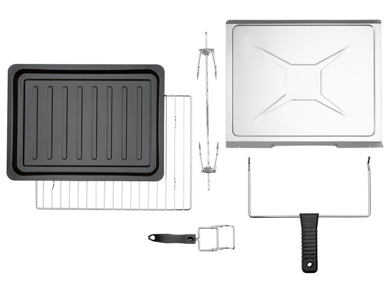 Aller en mode plein écran SILVERCREST® KITCHEN TOOLS Combiné four/gril, 1 500 W, capacité 30 L - Photo 6