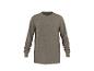 T-shirt à manches longues gris chiné pour homme