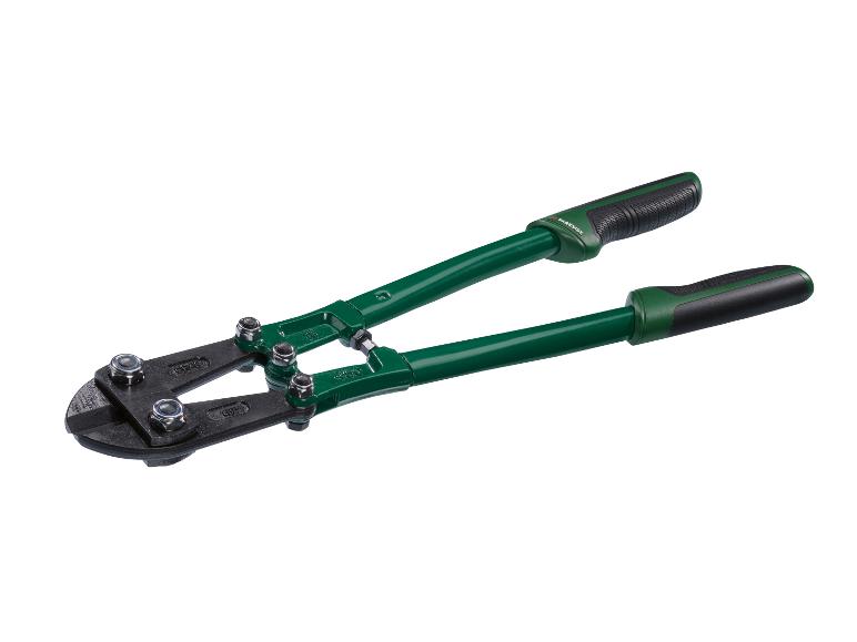 Groene en zwarte betonschaar met ergonomische handvatten