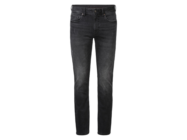 Ga naar volledige schermweergave: LIVERGY® Slim fit jeans van een katoenmix - afbeelding 4