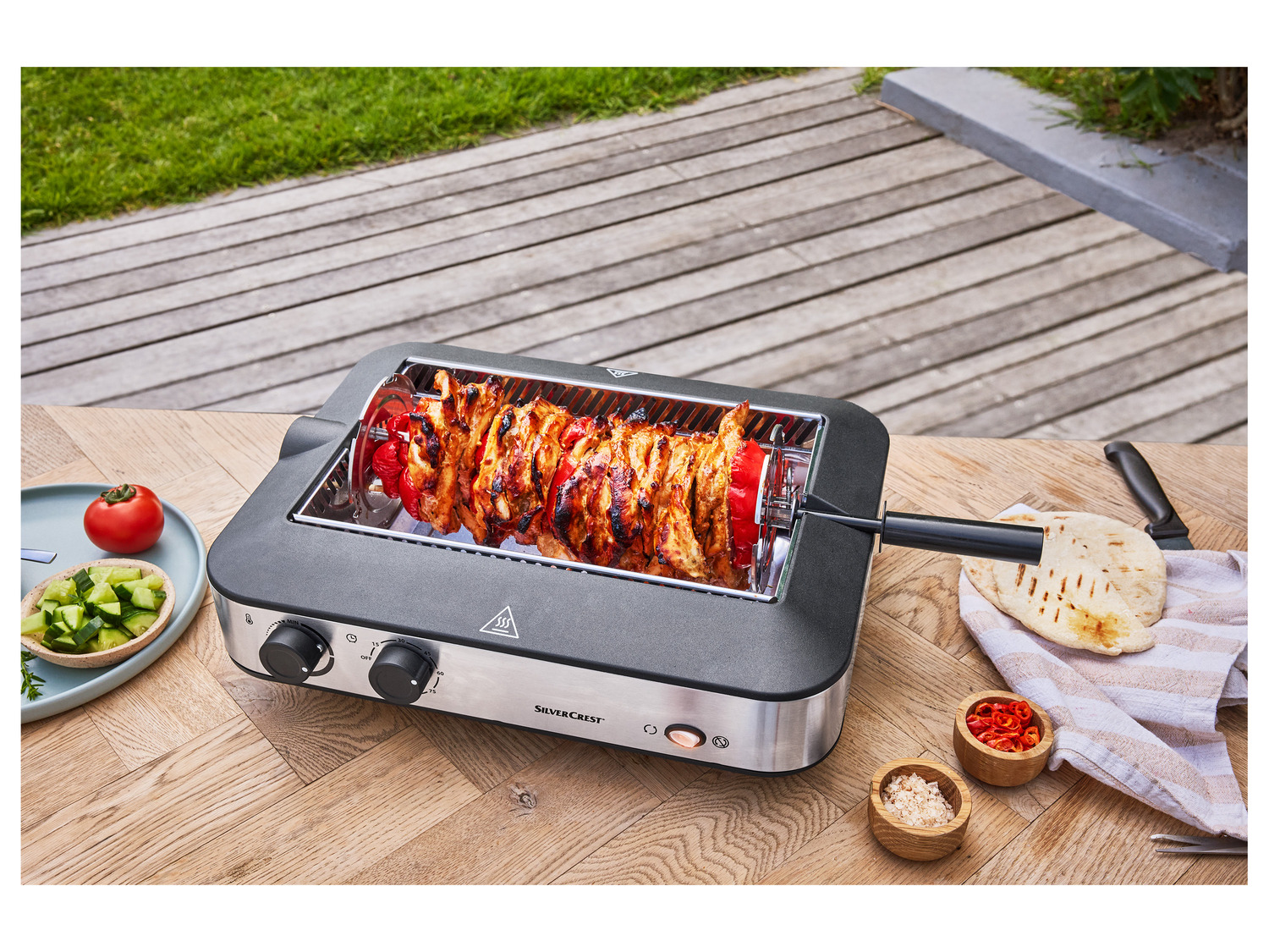 SILVERCREST® KITCHEN TOOLS Gril multifonction avec fon…