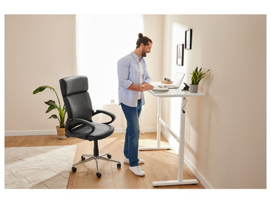 LIVARNO home Bureau, hauteur réglable, 140 x 70-117 cm x 60 cm