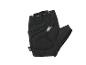 Gants de vélo noirs à doigts courts avec gel.