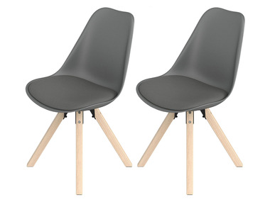LIVARNO home Chaise de salle à manger, set de 2