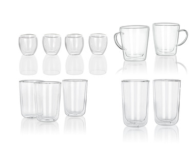 ERNESTO® Verres à double paroi, en verre borosilicate
