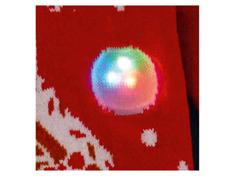 Aller en mode plein écran lupilu® Pull de Noël avec lumières LED ou son - Photo 9