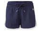 Donkerblauwe shorts met wit detail en U.S. Polo Assn. logo.