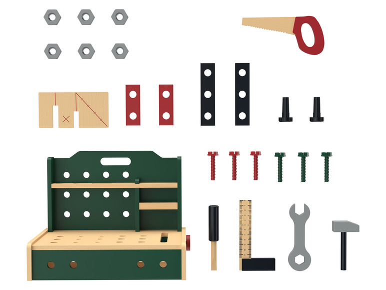 Ga naar volledige schermweergave: Playtive Houten werkbank of keukentafel - afbeelding 7