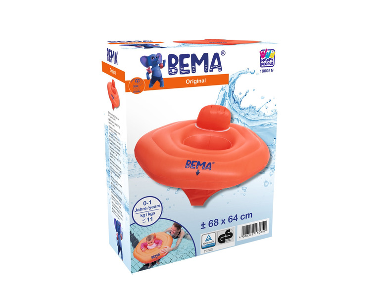 Une bouée orange pour bébé de la marque BEMA.