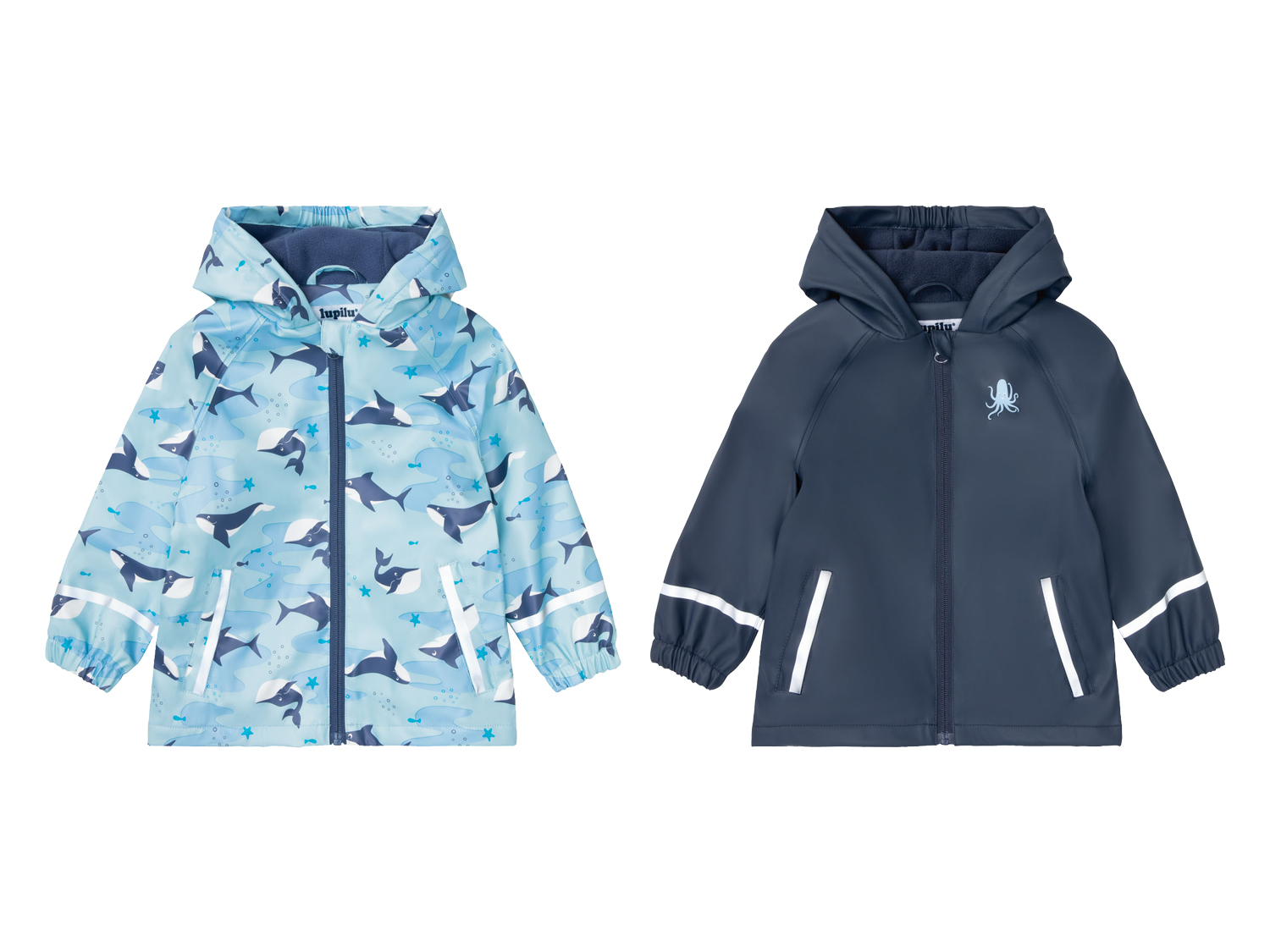 Regenjas met fleece voering lupilu®