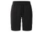Zwarte herenshorts met trekkoord in de taille