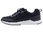Donkerblauwe sportschoen met witte zool