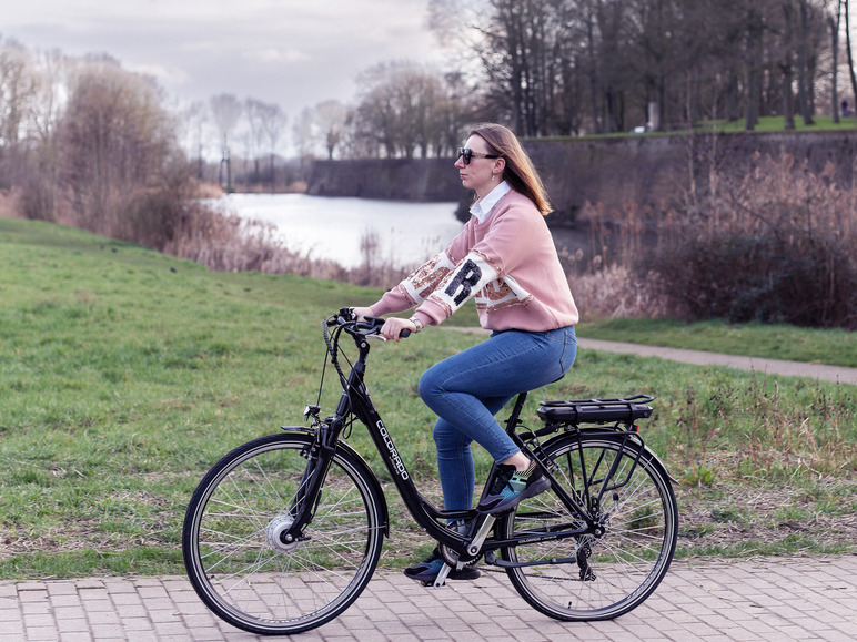Ga naar volledige schermweergave: Colorado Elektrische fiets »Shiny Black Lady«, 28", voorwielmotor - afbeelding 13