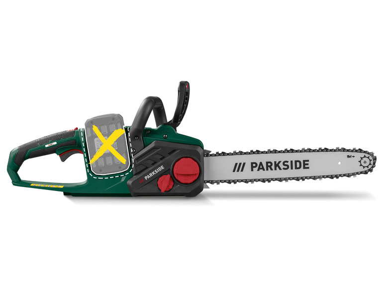 Aller en mode plein écran PARKSIDE® Tronçonneuse sans fil »PKSA 40-Li B2«, 2 x 20 V - Photo 5