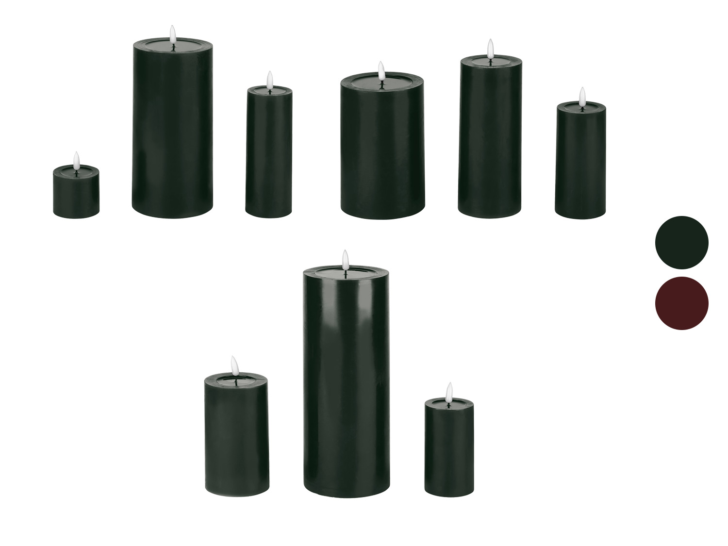 LED-kaarsen, 3 stuks LIVARNO home
