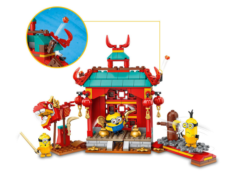 Ga naar volledige schermweergave: LEGO® Minions Minions Kung Fu Tempel (75550) - afbeelding 3