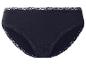 Zwarte dames slip met kanten details