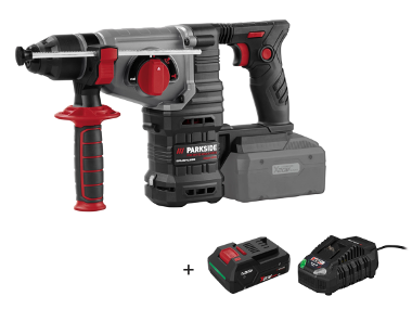 PARKSIDE® Marteau combiné sans fil 20 V PARKSIDE PERFORMANCE® PPAKH20 avec batterie smart et chargeur