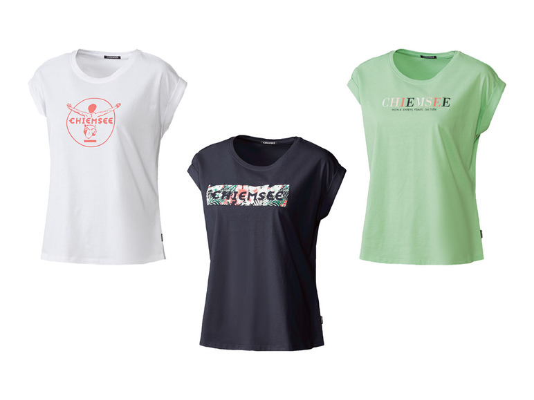 Aller en mode plein écran Chiemsee T-shirt en coton avec logo - Photo 1