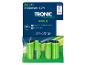 4x Tronic AA oplaadbare batterijen, 2500 mAh.