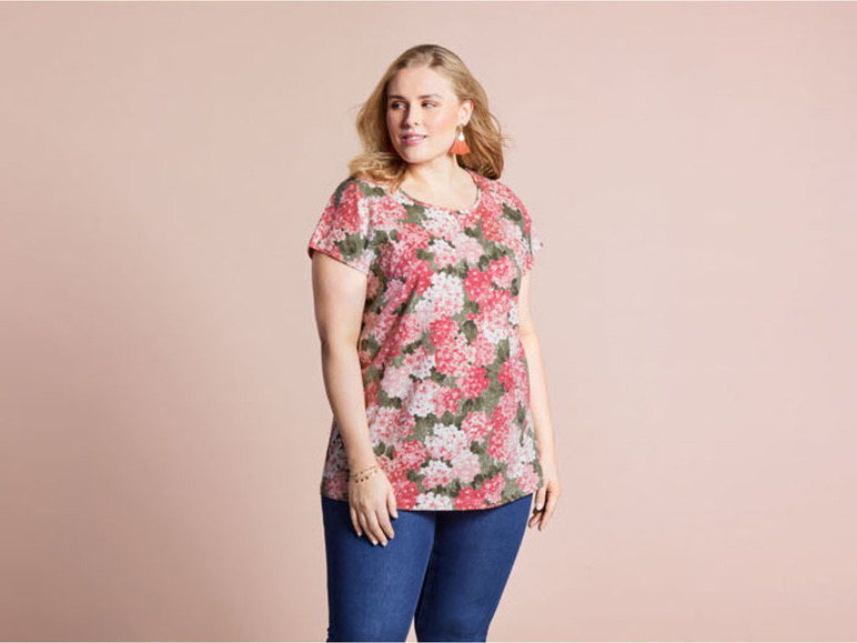 Ga naar volledige schermweergave: esmara® Katoenen t-shirt met ronde hals - afbeelding 7