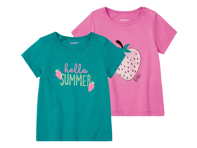 Aller en mode plein écran lupilu® Set de 2 T-shirts en coton - Photo 12